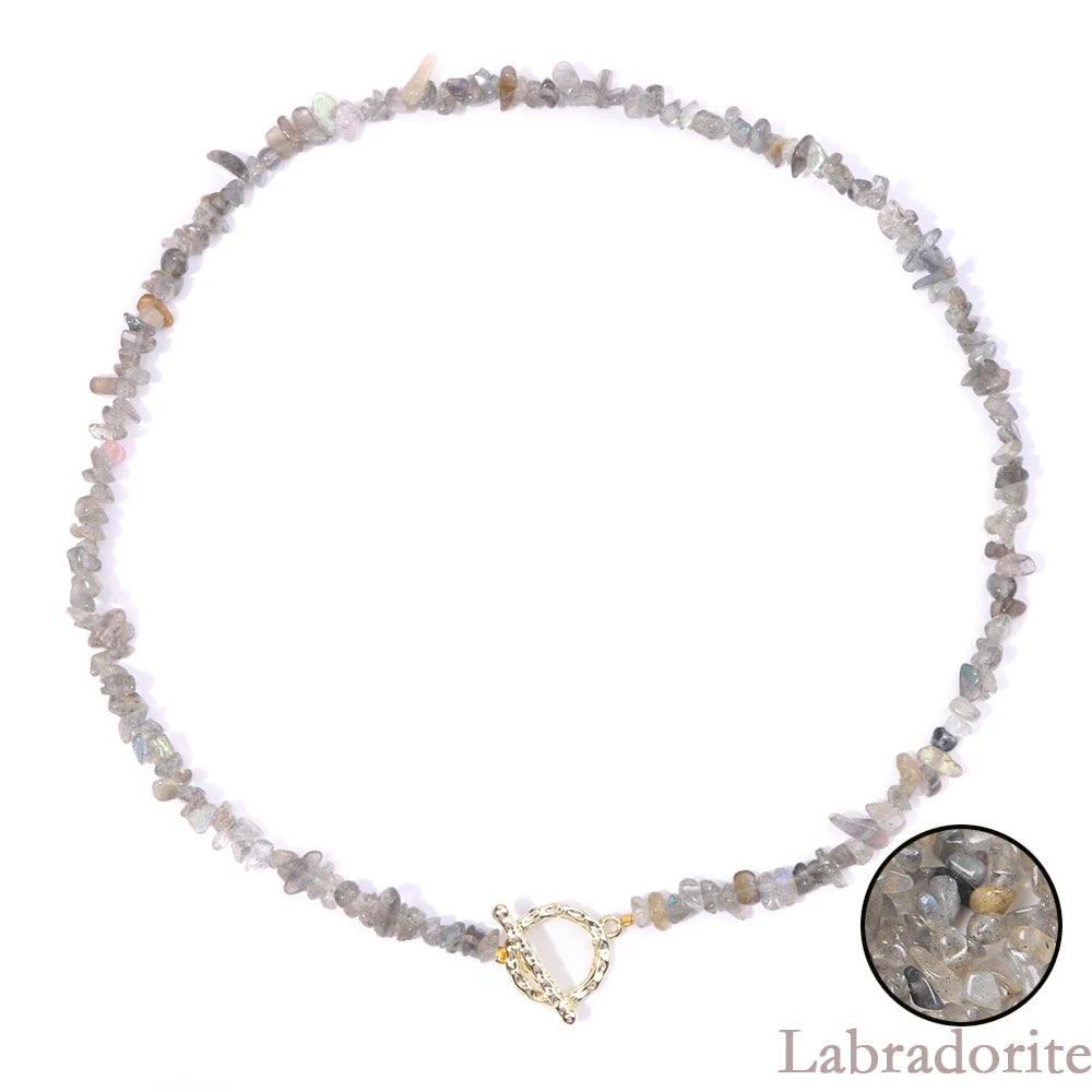 Healing Throat Chakra and Protective Crystal Necklaces