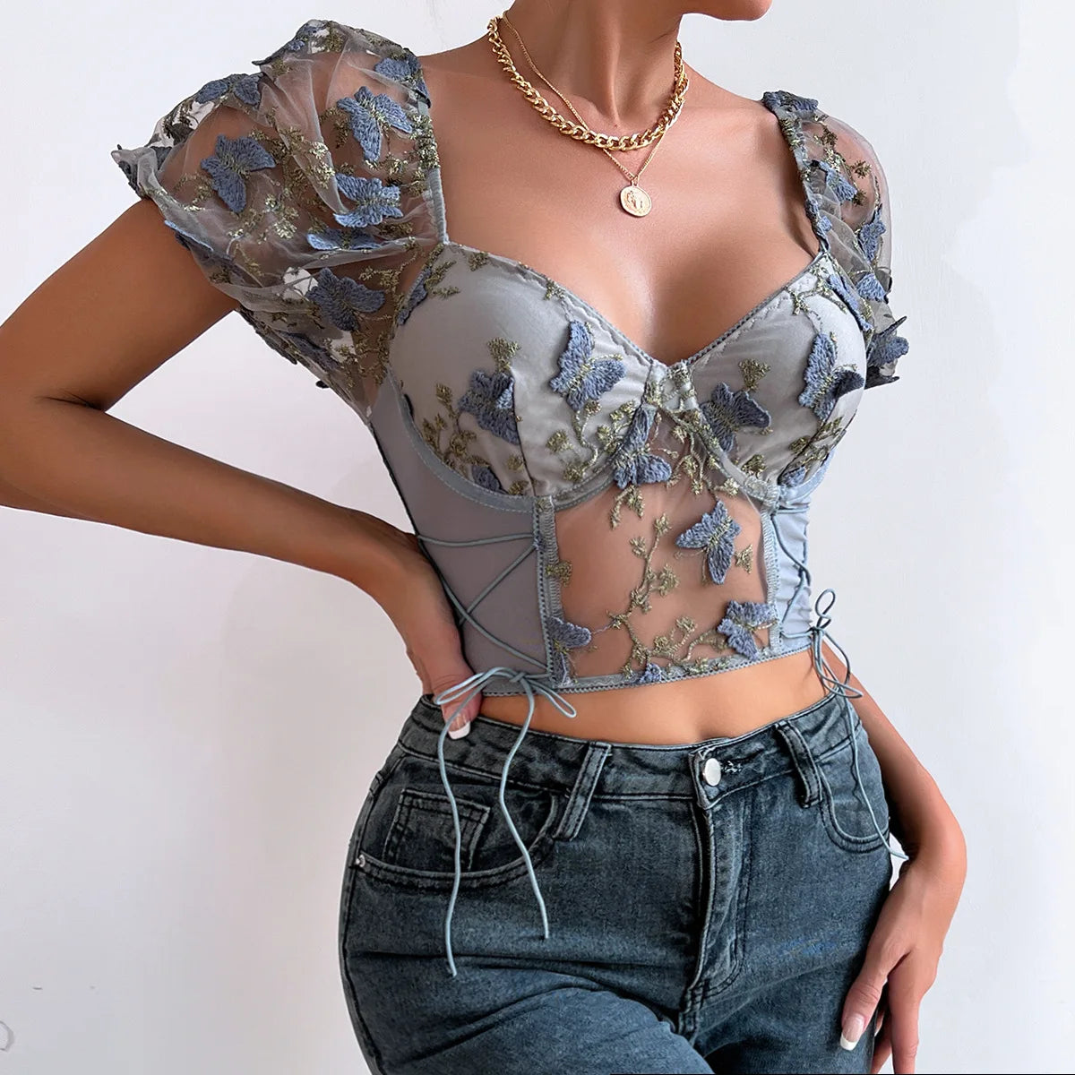 Puffed Sleeve Top