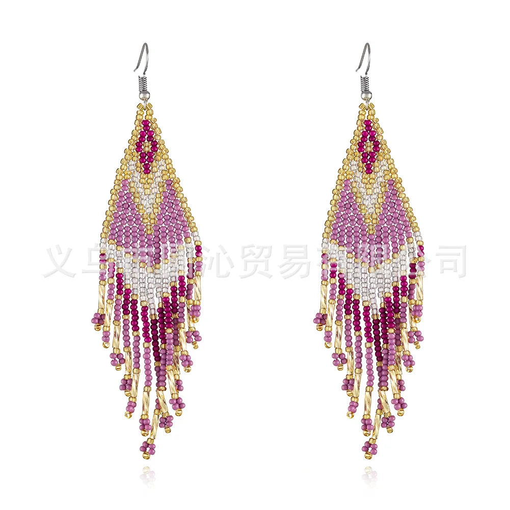 Handwoven Swallowtail Earrings