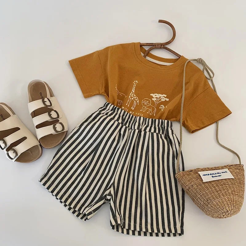 Striped Vintage Shorts