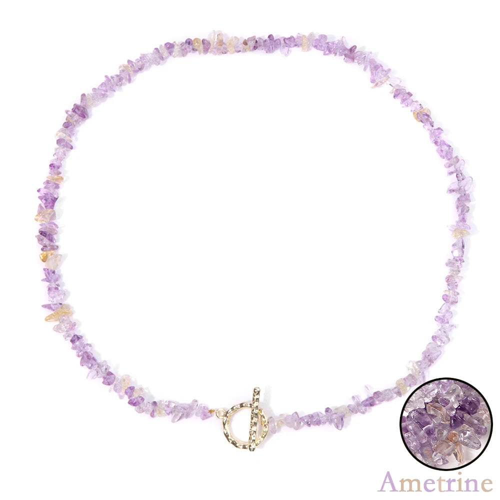 Healing Throat Chakra and Protective Crystal Necklaces