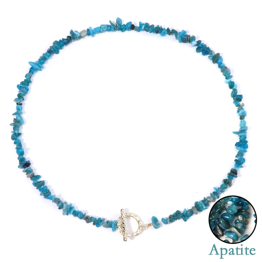 Healing Throat Chakra and Protective Crystal Necklaces