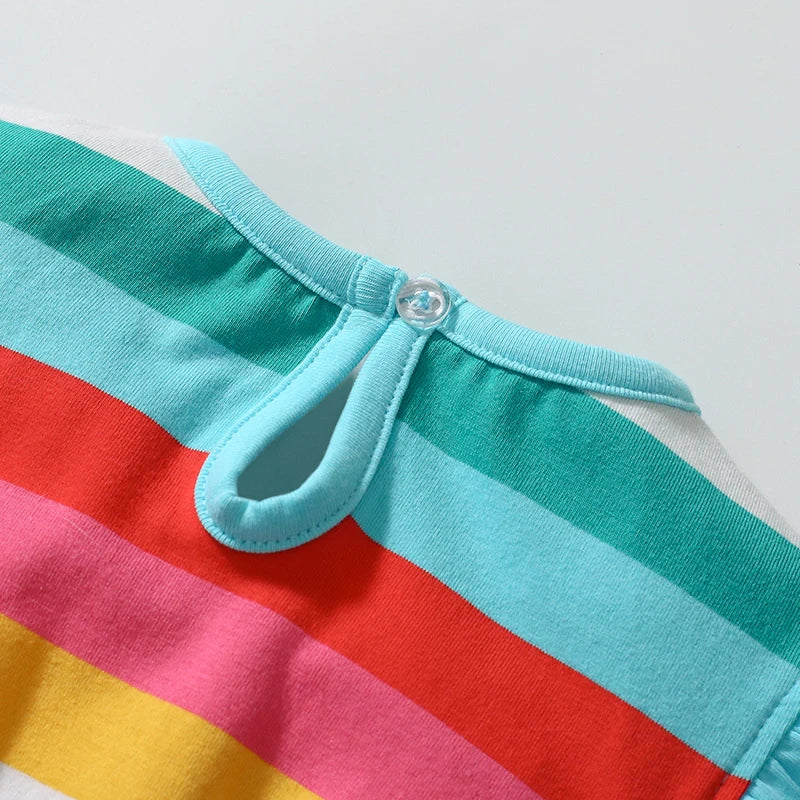 Rainbow Striped Dress!