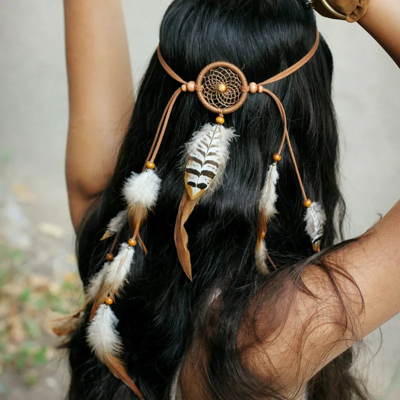 Feather Boho Headress
