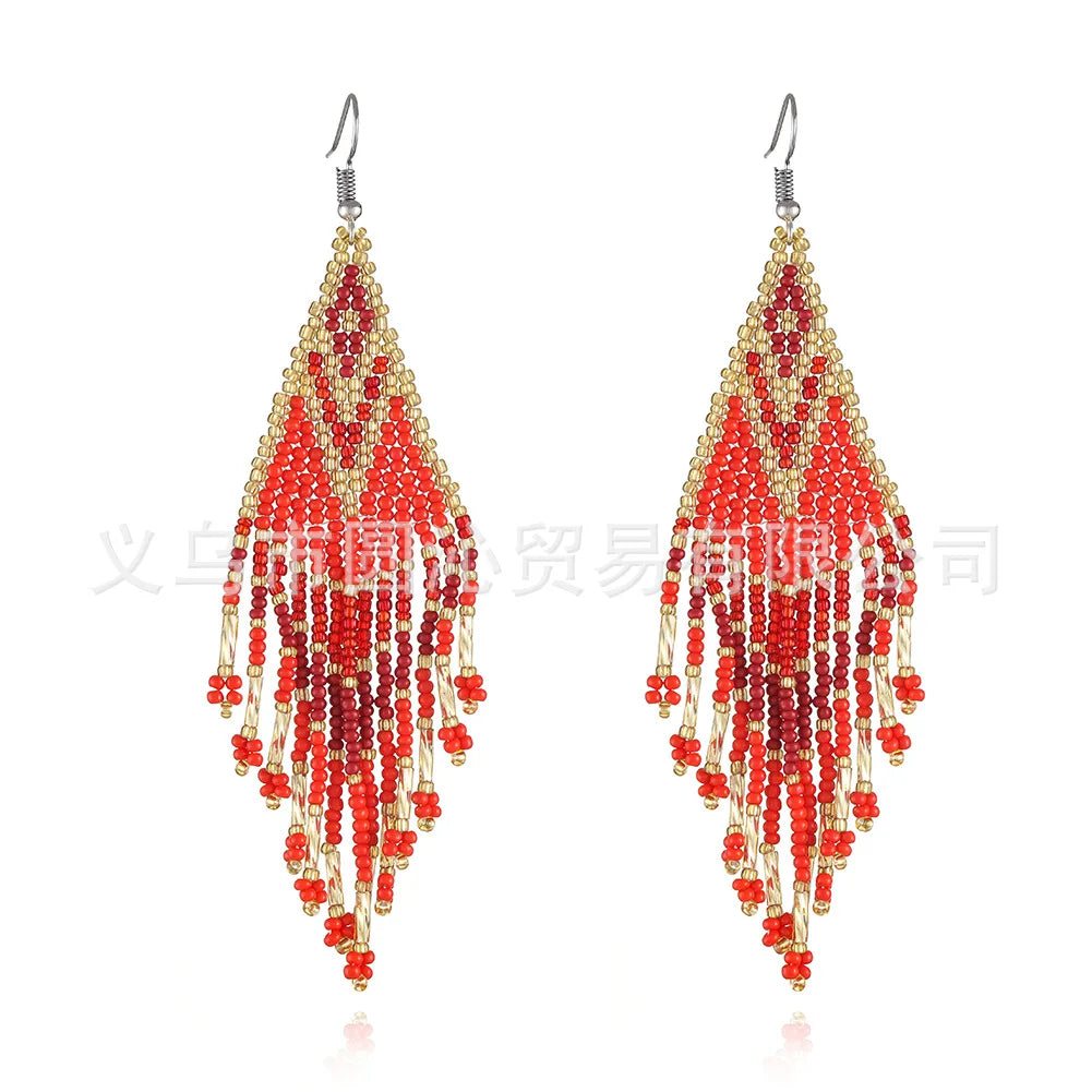 Handwoven Swallowtail Earrings