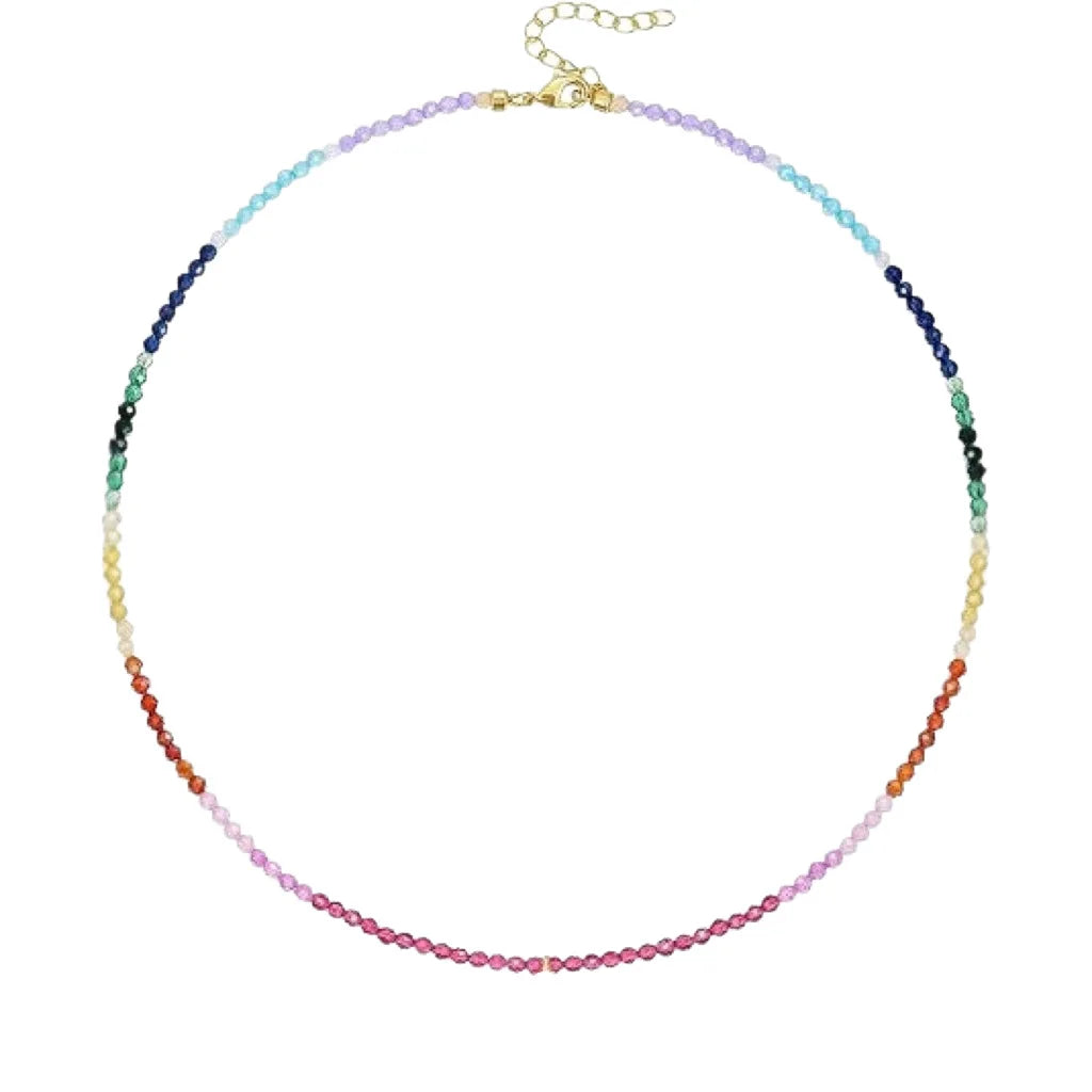 Beaded 14K Gold Plated Necklace
