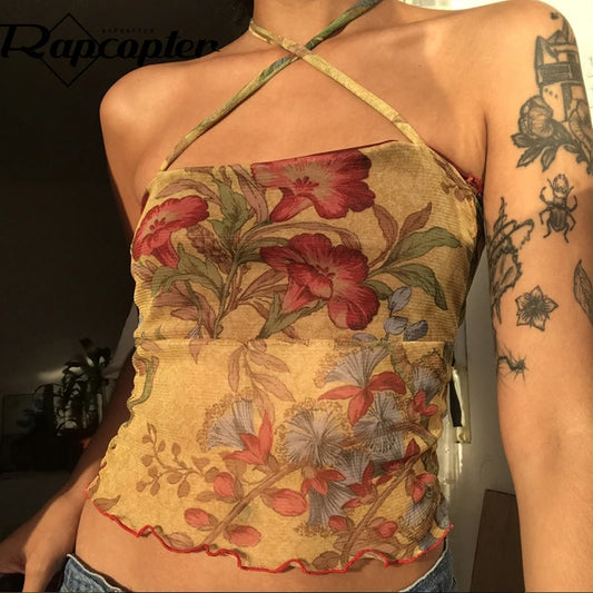 Antique Style Crop Top
