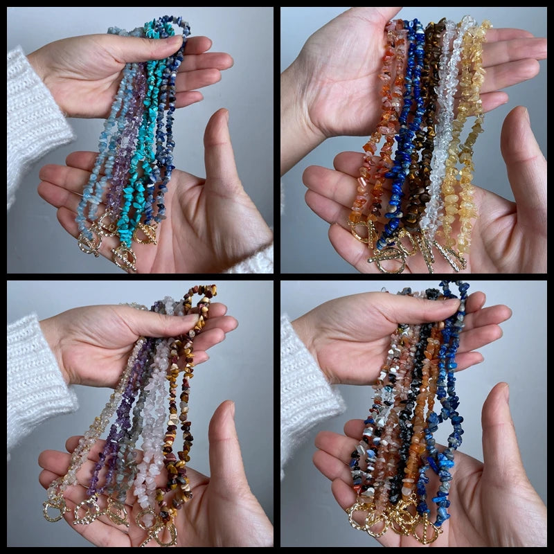 Healing Throat Chakra and Protective Crystal Necklaces