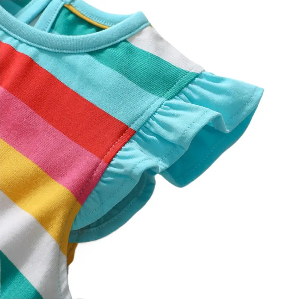 Rainbow Striped Dress!