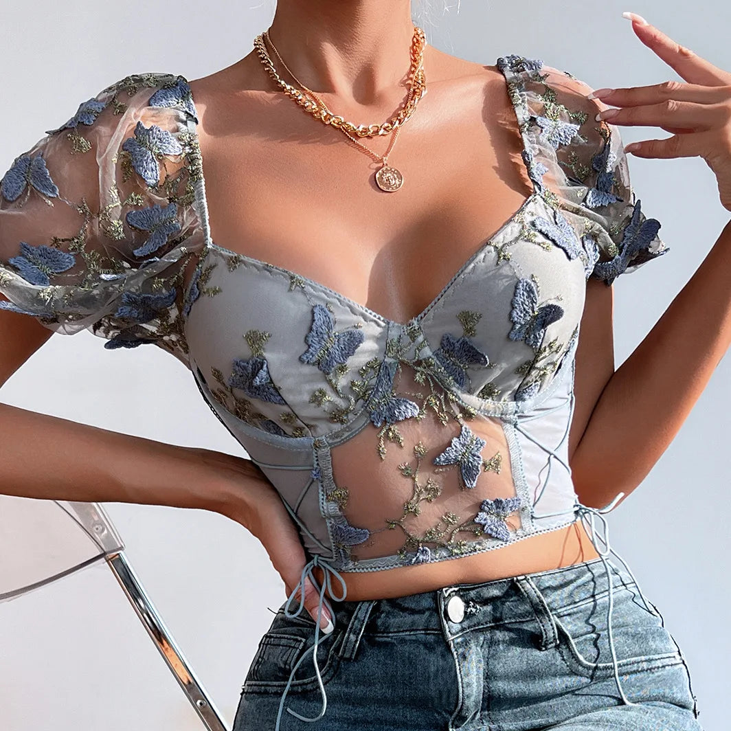 Puffed Sleeve Top