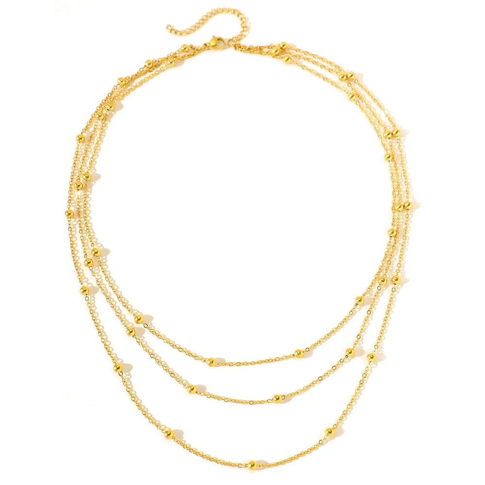 Layered Bead Necklace
