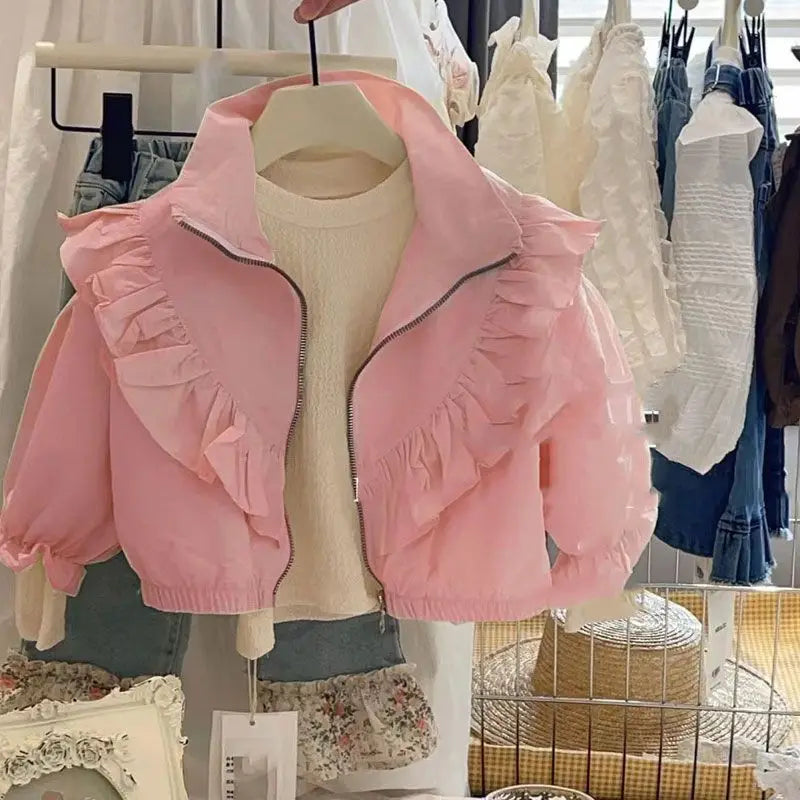Pleated Frilly Jacket