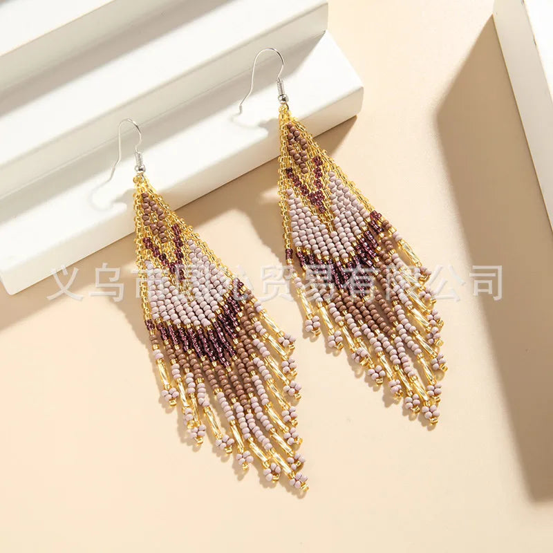 Handwoven Swallowtail Earrings