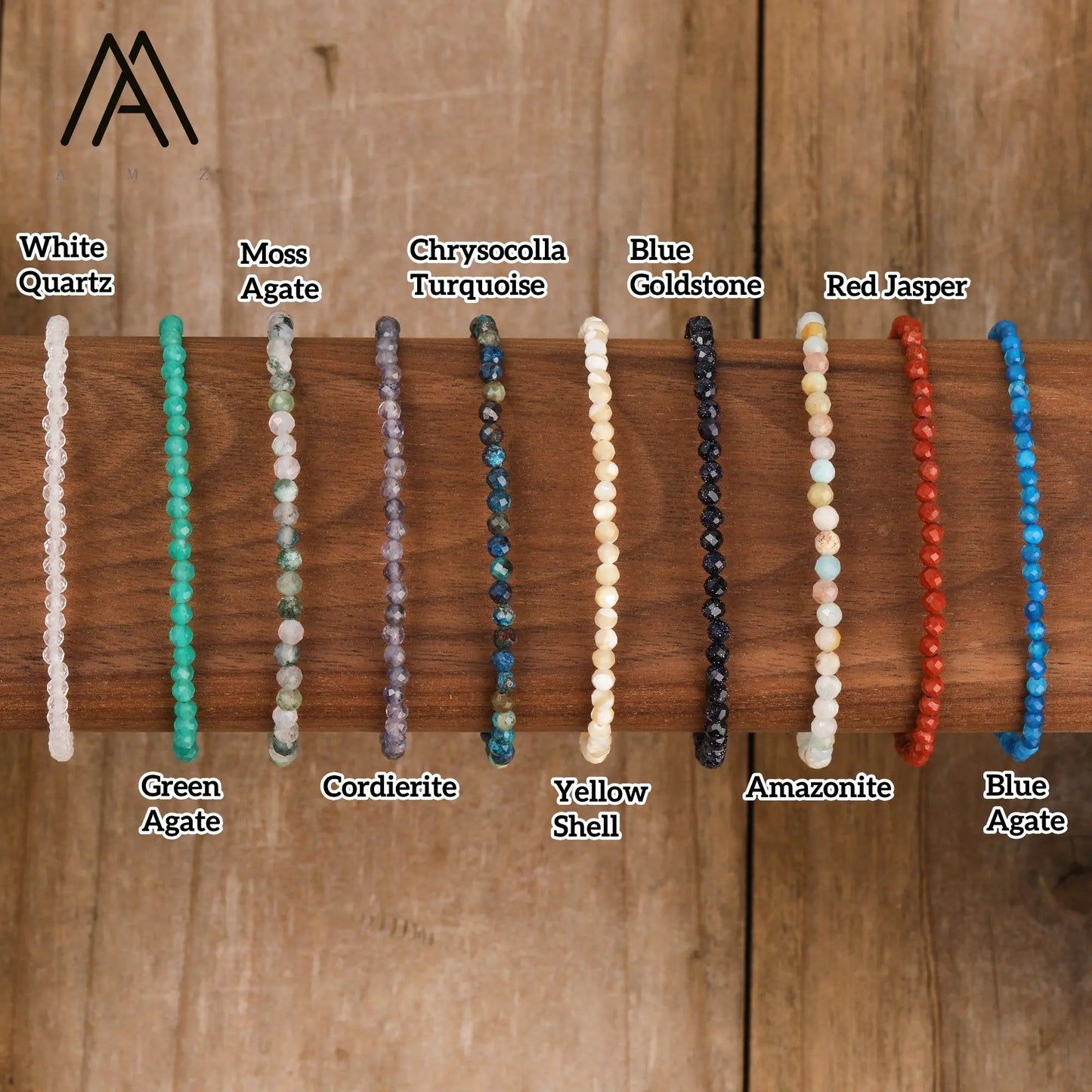 Various Real Crystal Bracelets