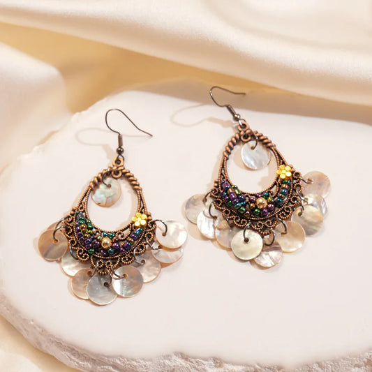Hollow Shell Earrings
