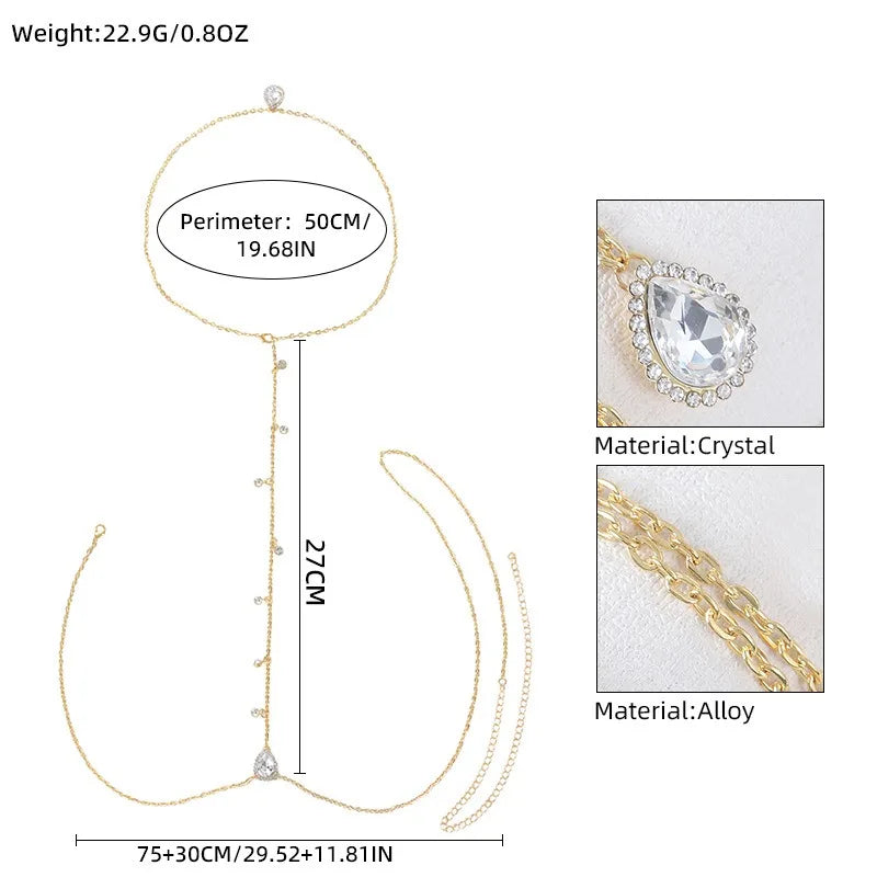 Waterdrop Body Chain