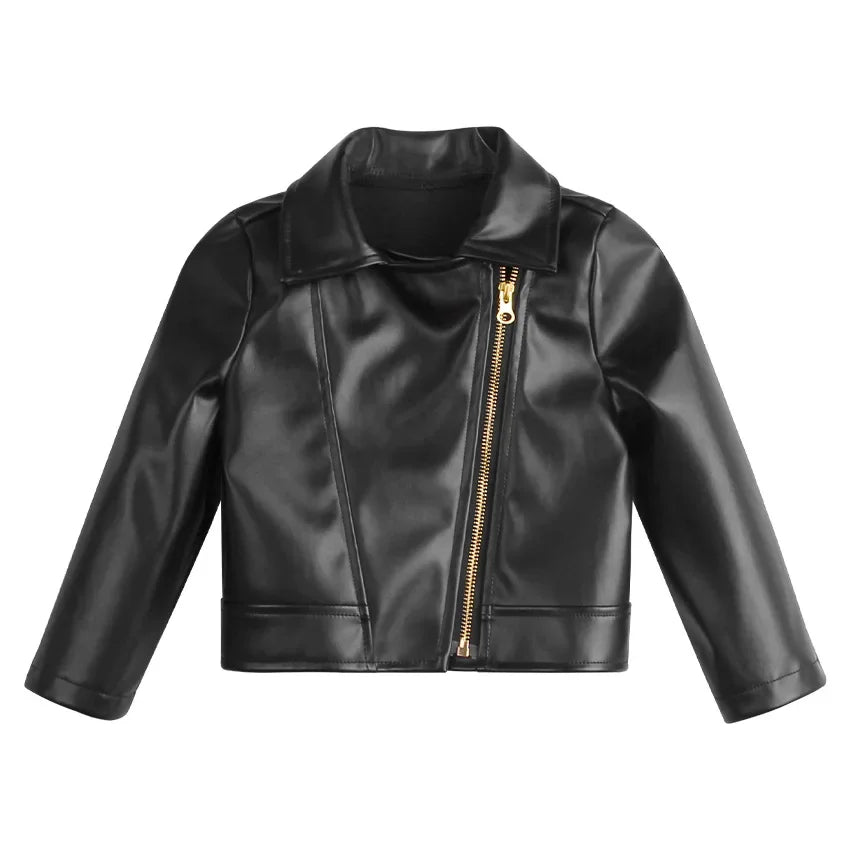 Boy's Faux Leather Jacket