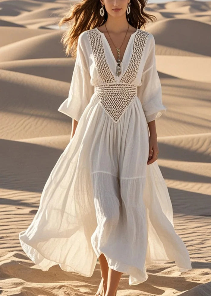 Boho Hollow Out Summer Dress