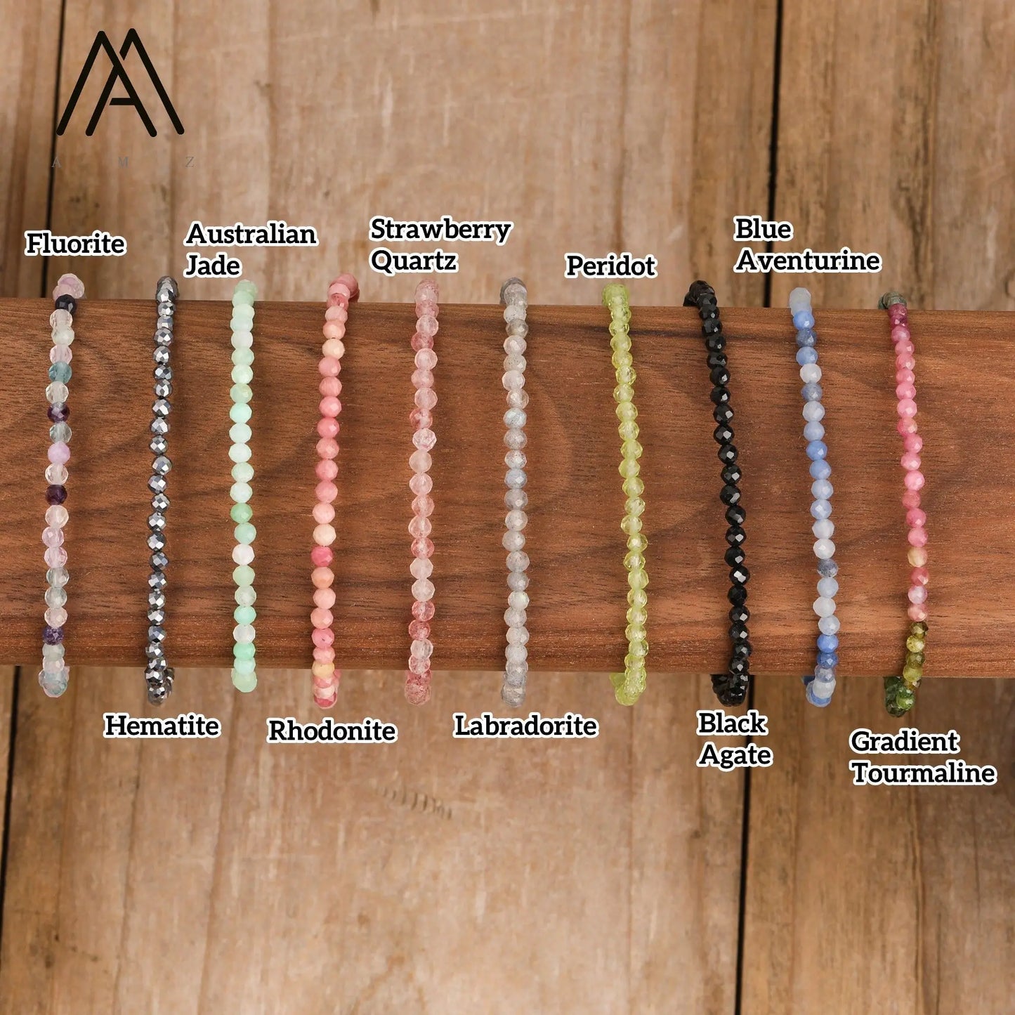 Various Real Crystal Bracelets