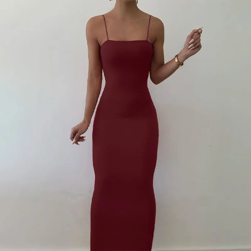 Body Con Spaghetti Dress