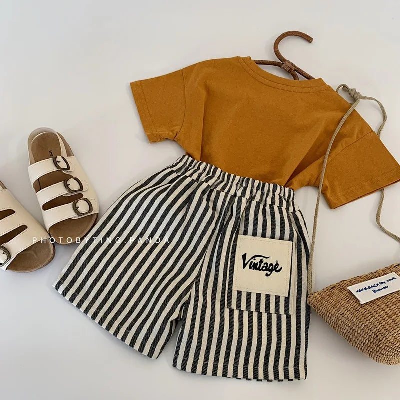 Striped Vintage Shorts