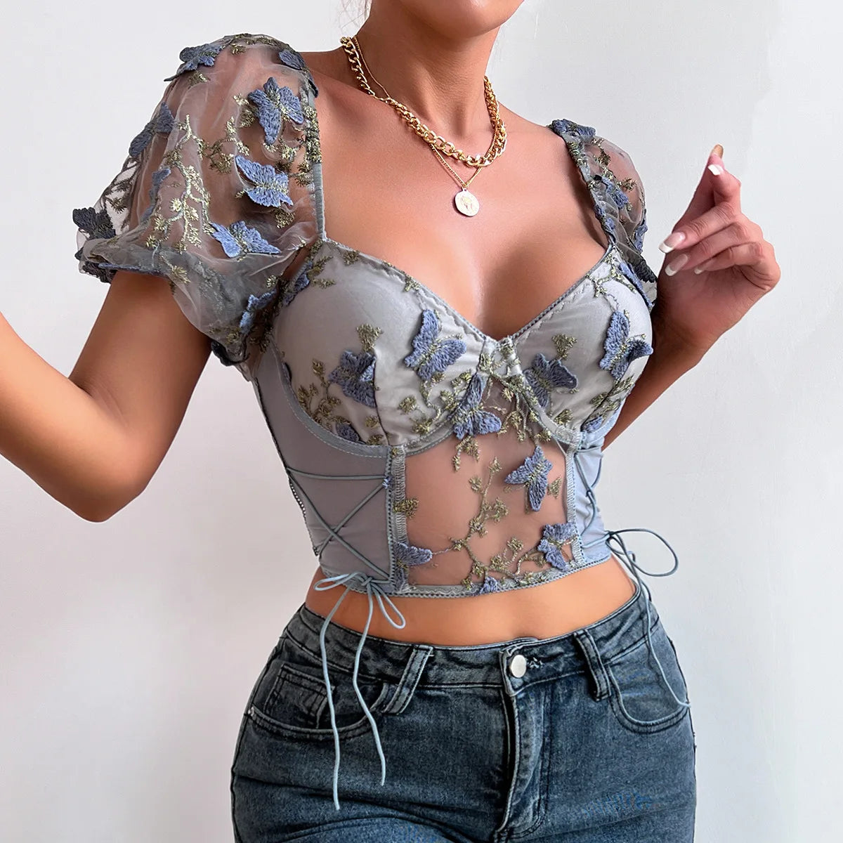 Puffed Sleeve Top