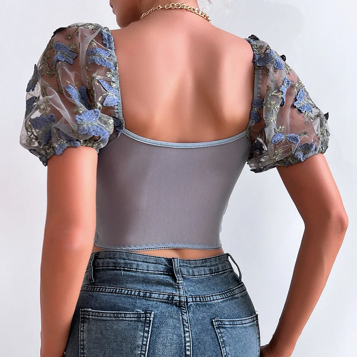 Puffed Sleeve Top