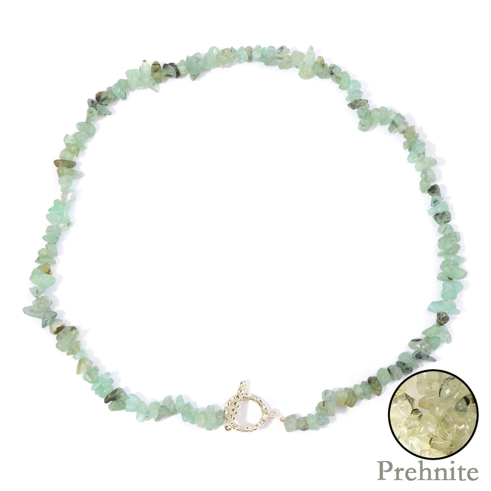 Healing Throat Chakra and Protective Crystal Necklaces