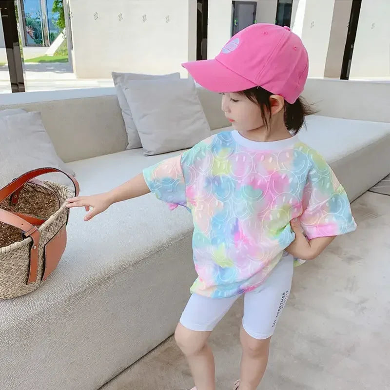 Tie Dye Smiley Top!