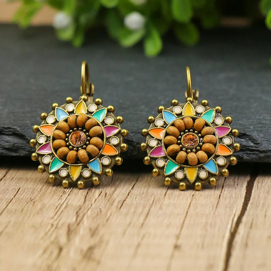 Wooden Boho Earrings