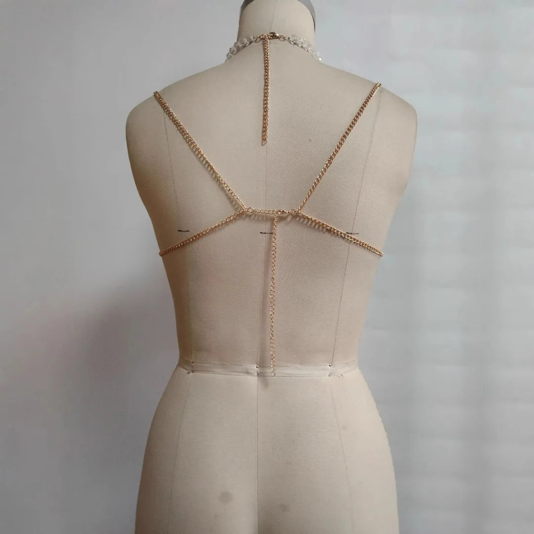 Green Beaded Top