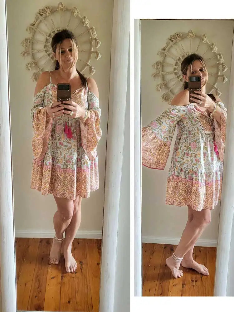 Mini Rayon Dress