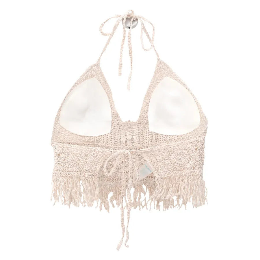 Boho Crochet Knit Top