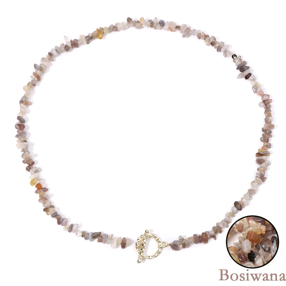 Healing Throat Chakra and Protective Crystal Necklaces