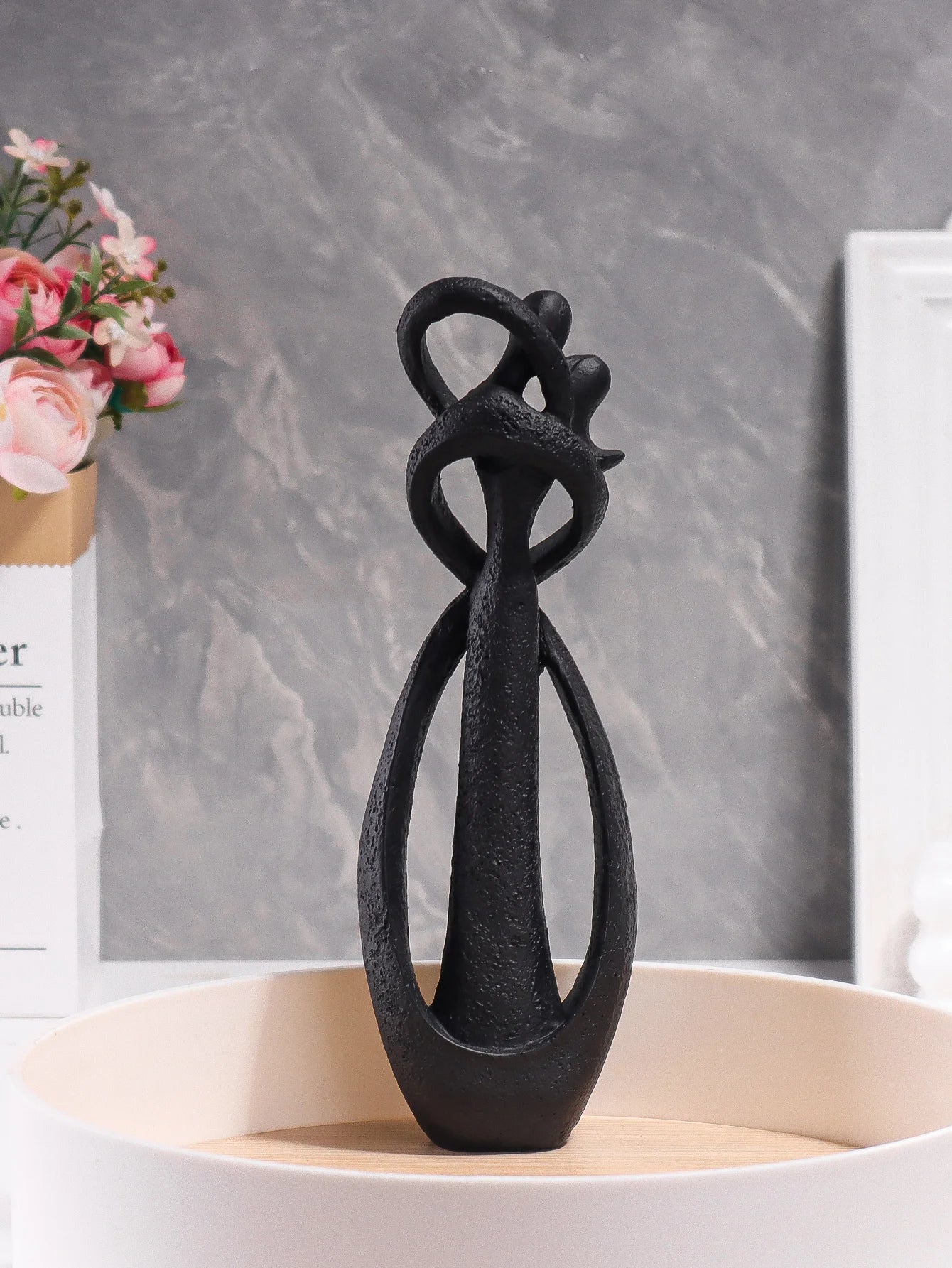 Embracing Couple Sculpture
