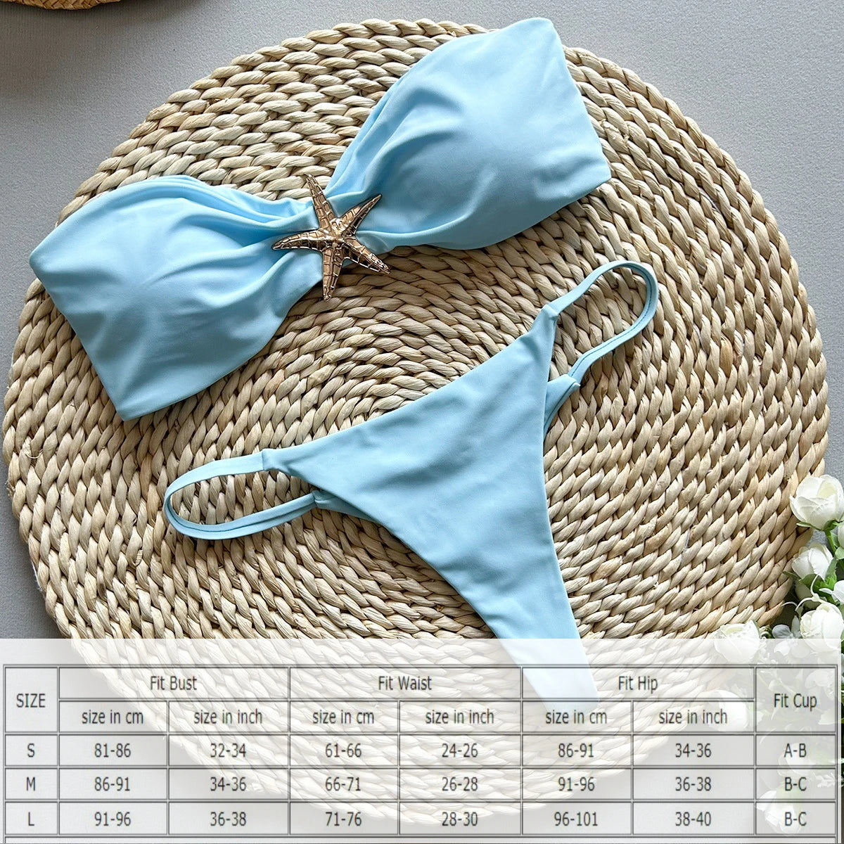 Starfish Bikini Blue