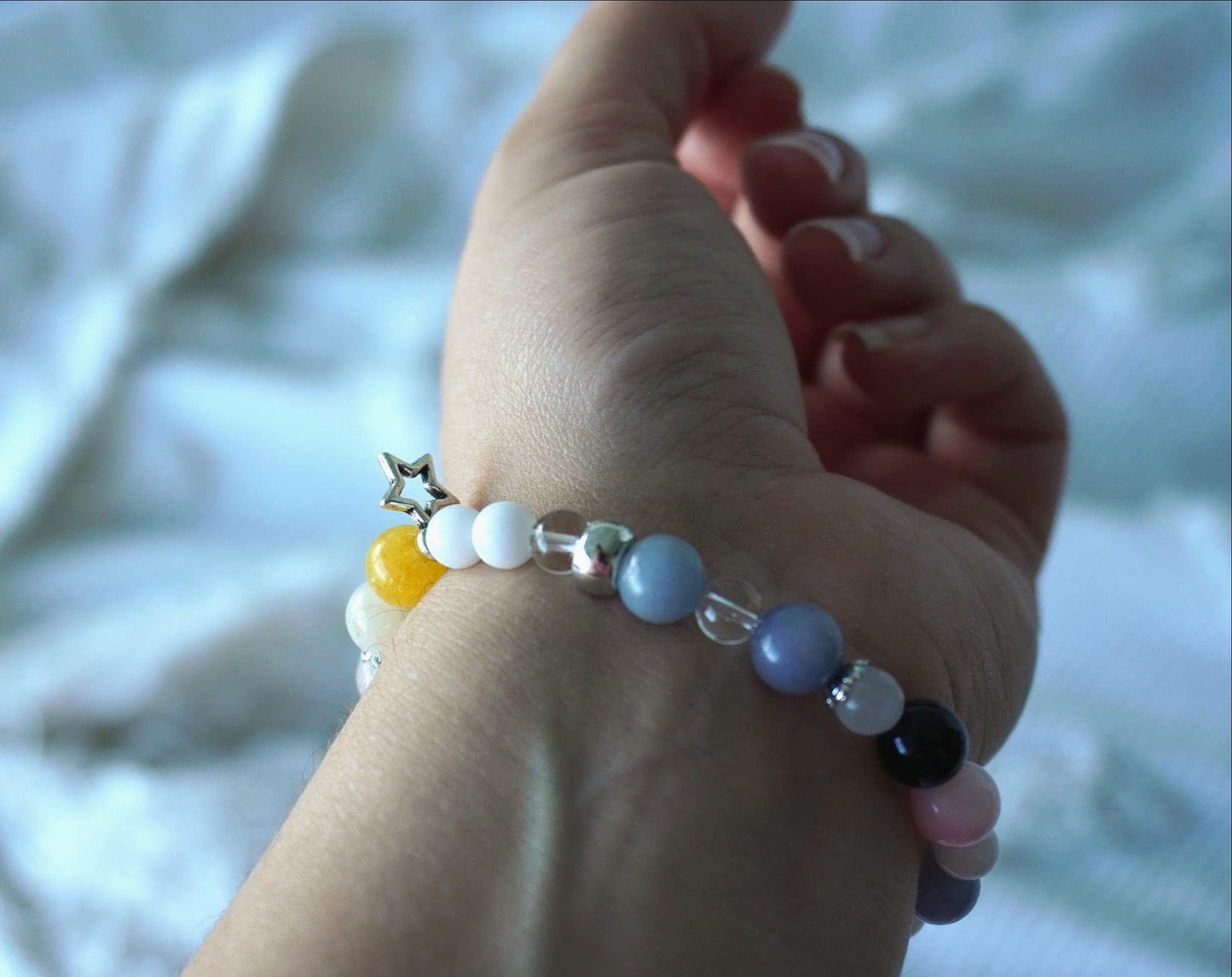 Happiness, Calm, Strength and Power Crystal Bracelet