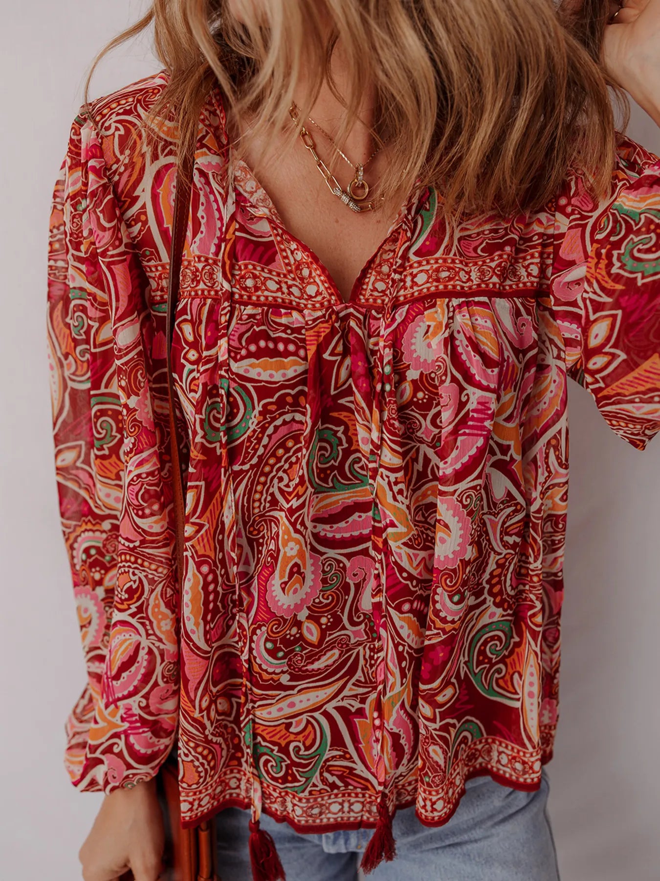 Tassel Puff Top