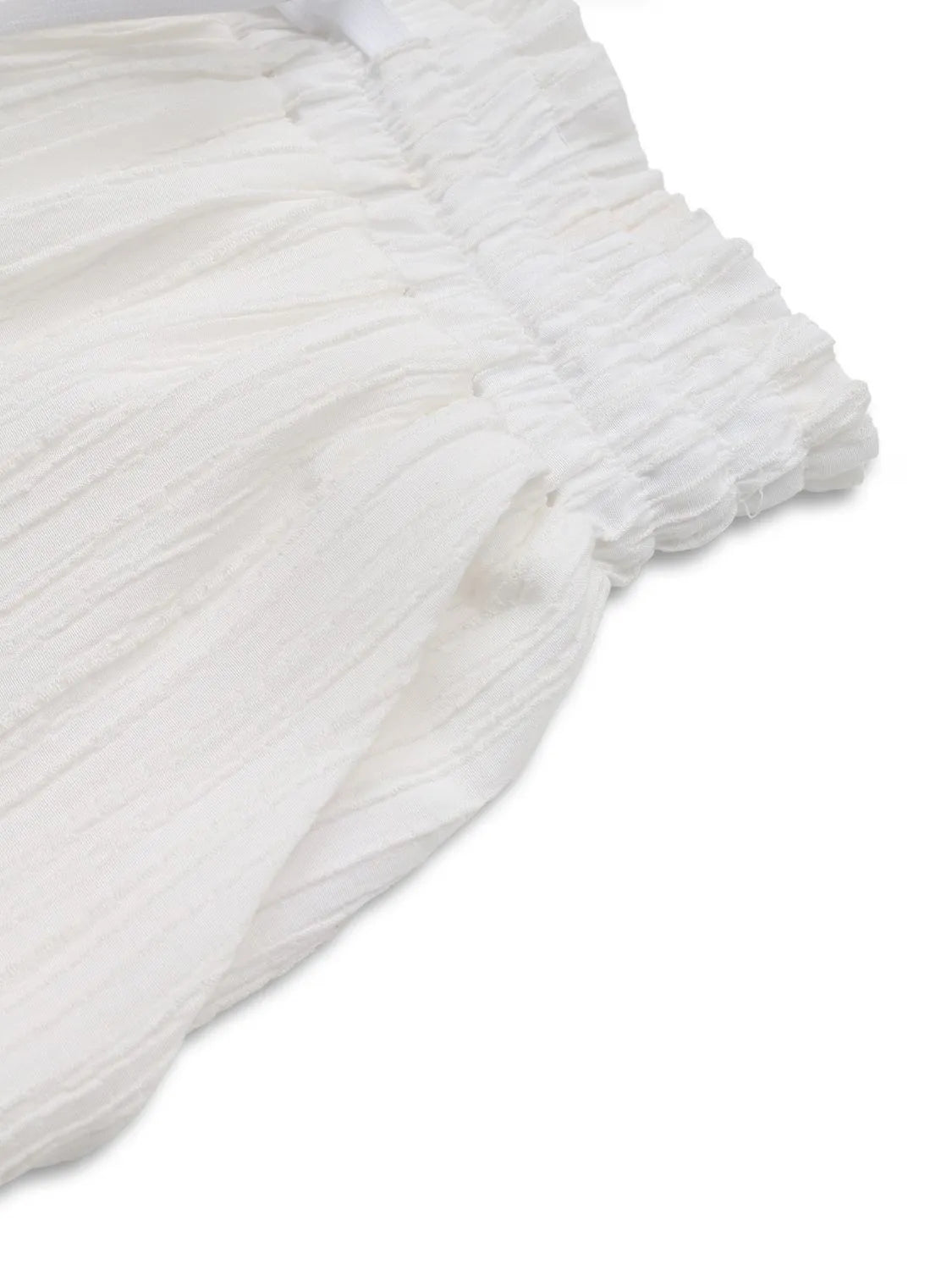 Frilly White Shorts