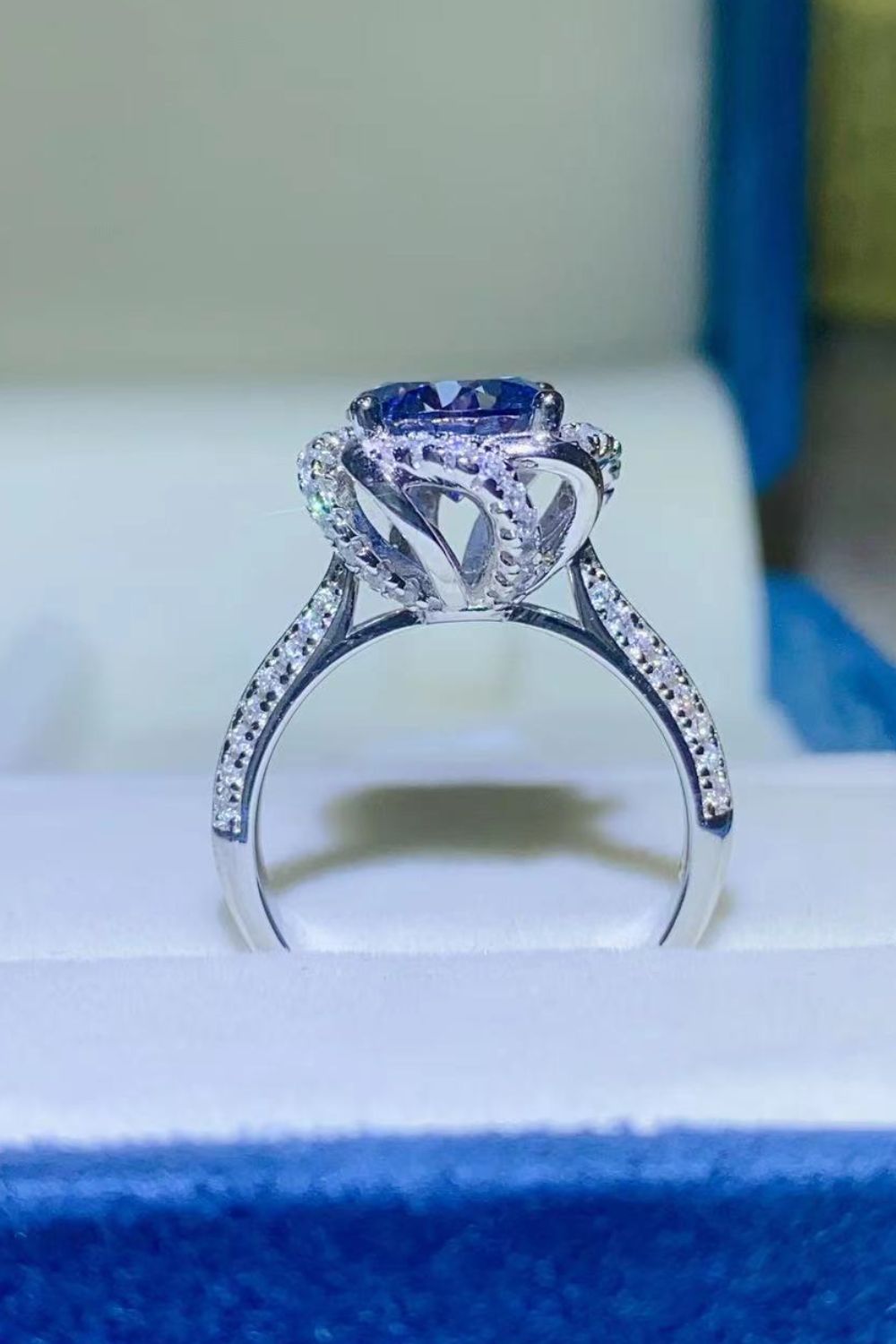 Special Moissanite Silver Ring