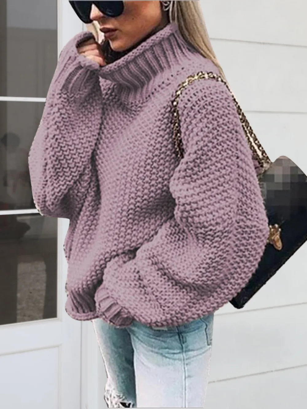 Glam Turtleneck Sweater