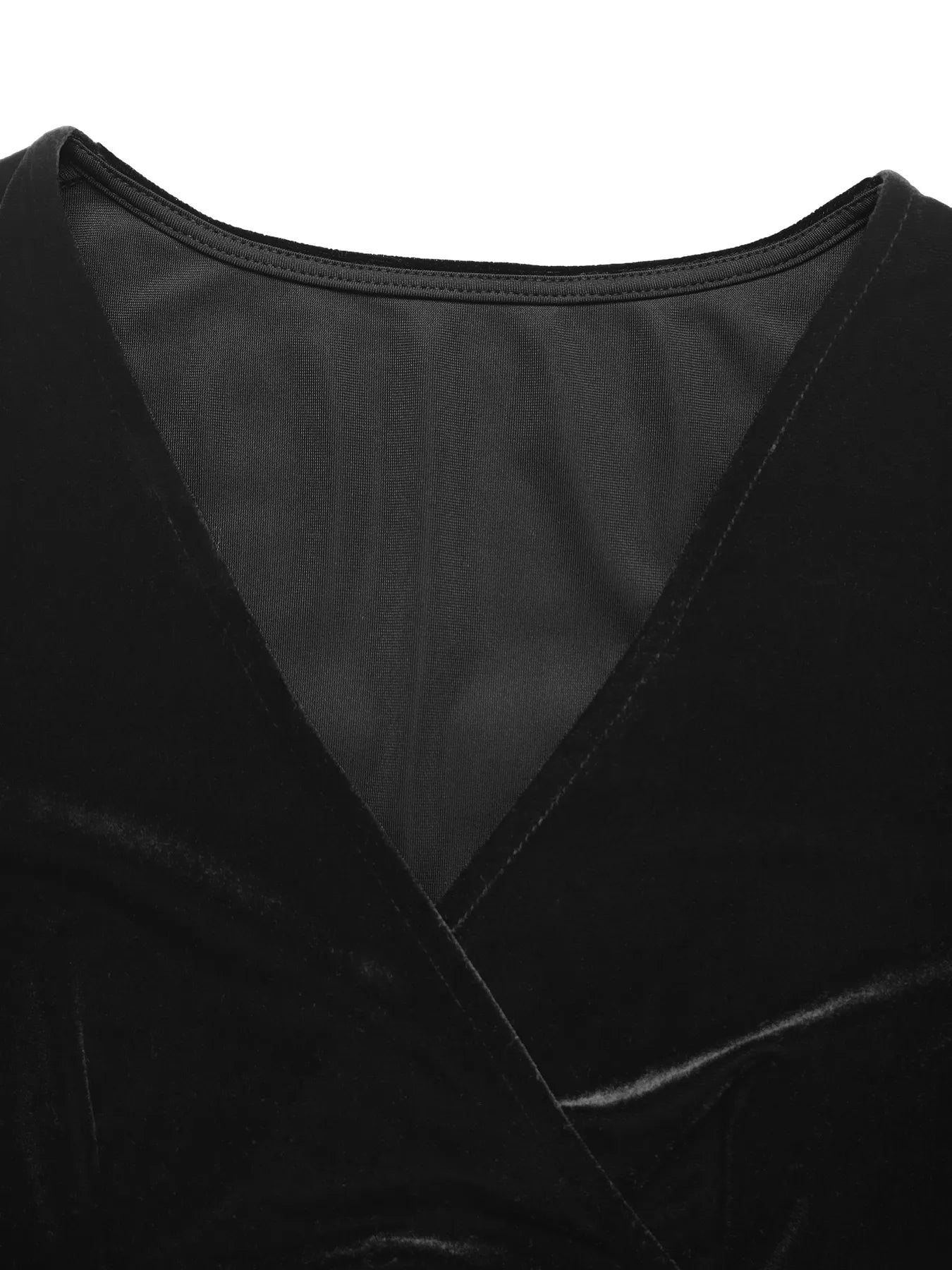 Ruched Surplice Dress