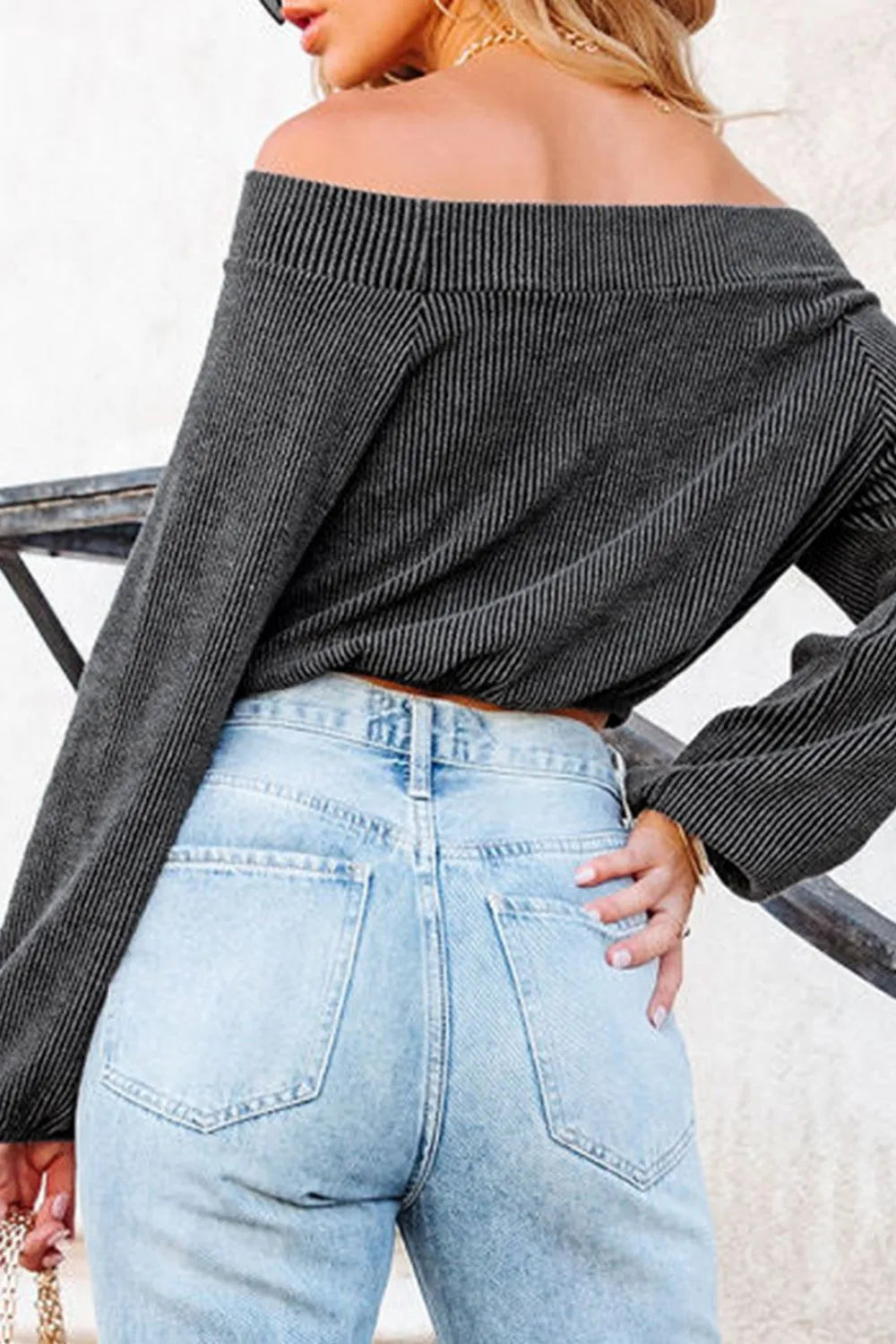 Off-Shoulder Indie Top