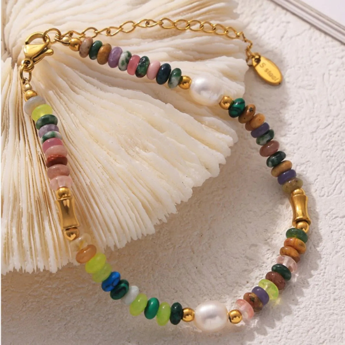Natural Stone & Pearl Jewelry Set