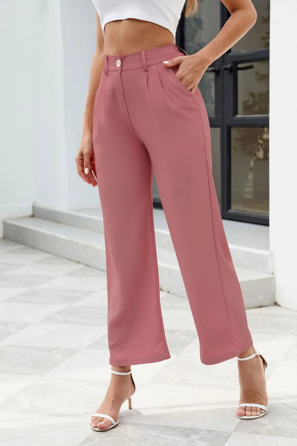 High Waisted Smart Pants