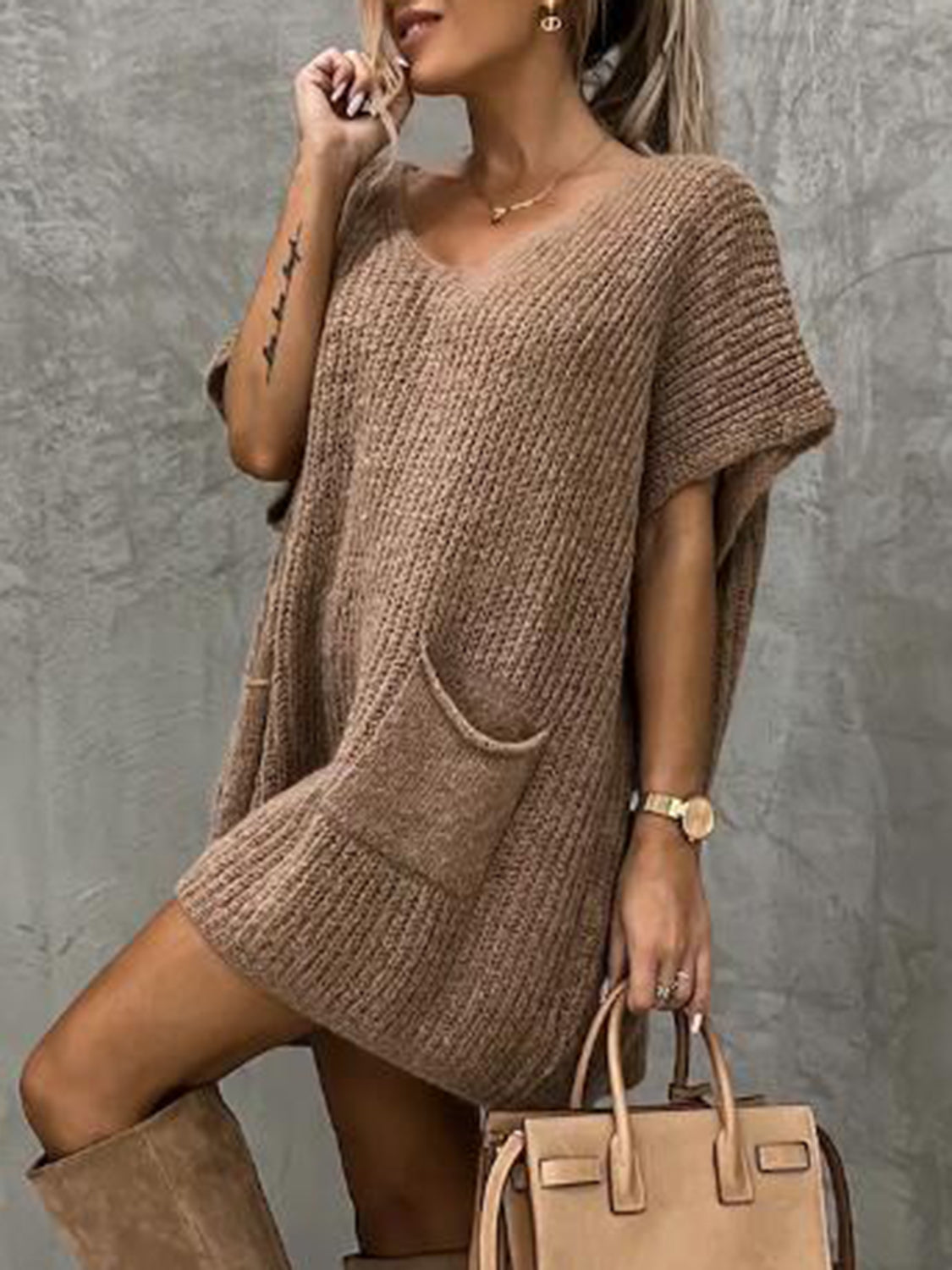 Sweater Dress with Pockets!
