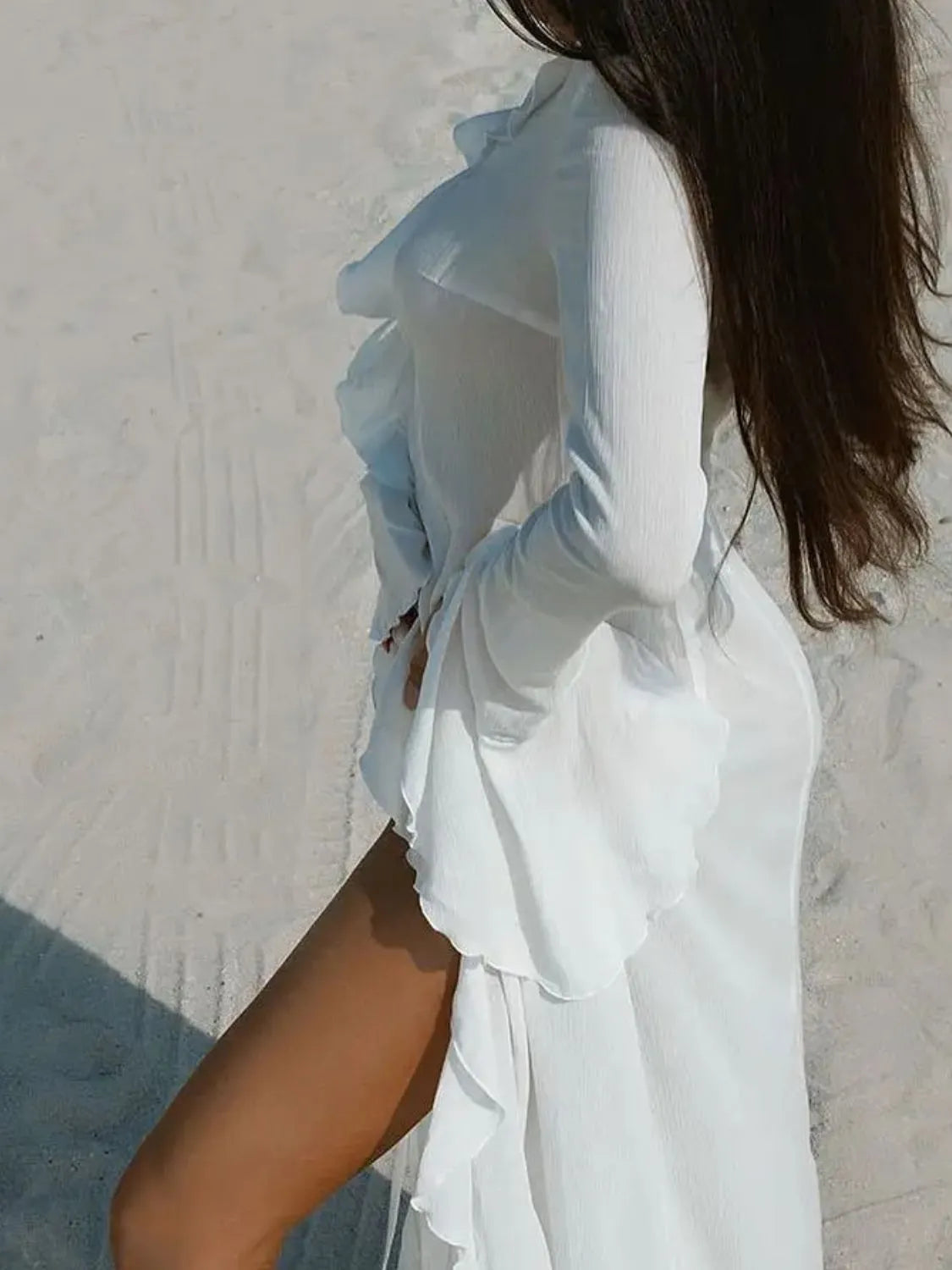 Ruffled Cover Up