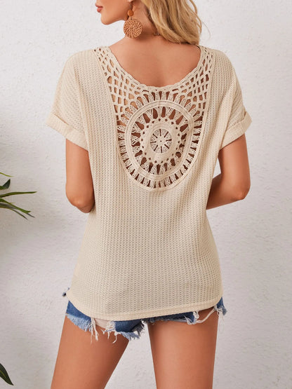 Boho Crochet T-Shirt