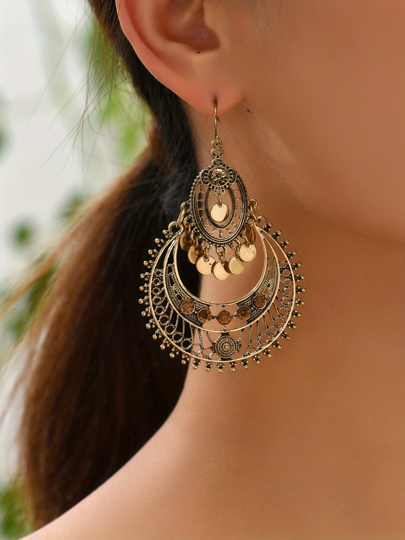 Exquisite Hollow Dangle Earrings