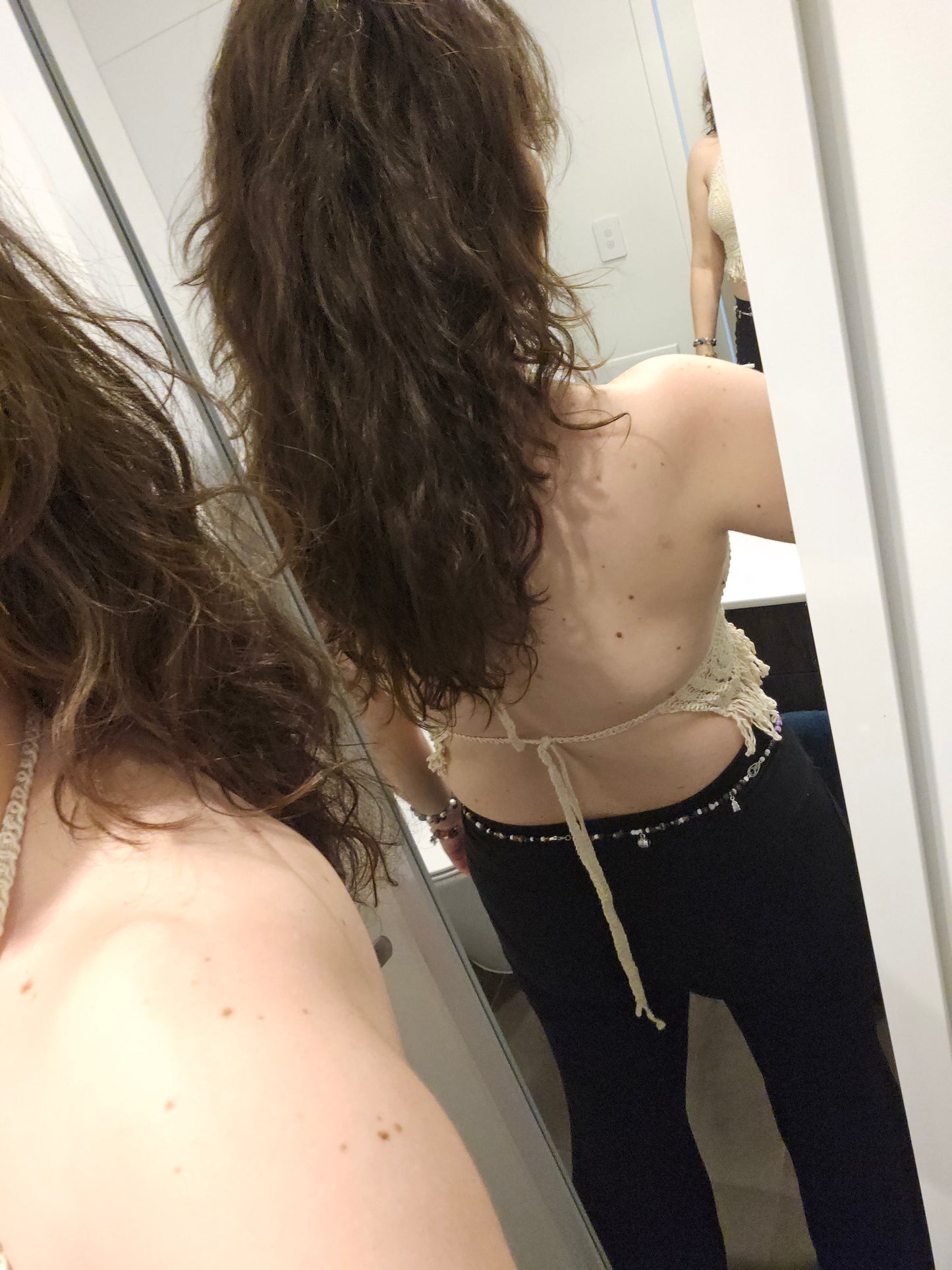 Boho Crochet Knit Top